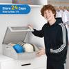 Baseball Caps Organizer Box Stackable Dustproof Storage Box Multi-Purpose Hat Storage Box for Home Organizer Use