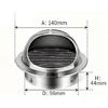 Stainless Steel Air Vent Cap Anti Bird Rat Wall Ceiling Exhaust Ventilation Grille Cover For Heating Cooling Duct