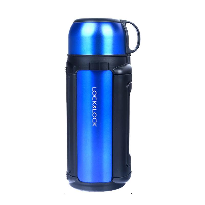 LocknLock Large Capacity Insulated Stainless Steel Bottle with Bowl