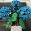 Stavební blok Huazhi Hydrangea Věčný květinový montážní hračka kreativní dárek