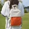 Small Backpack Men's and Women's Outdoor Lightweight Multi-purpose Sports Cycling Backpack Fashion Contrasting Color Tablet Casual Breast Bag