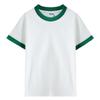 Children's Summer Color Block Short Sleeve T-shirt - Unisex Casual Fashion for Kindergarten Activities