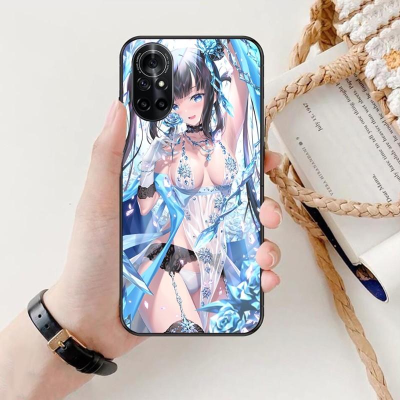 

Милый чехол для телефона Foreigner Yang Guifei для Honor 70 50 20 7S X9 X8 X7 Magic 4 3 Pro, мягкий черный чехол для телефона Honor Magic 2