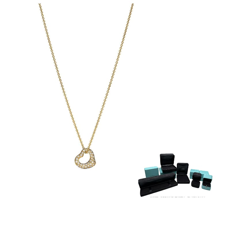 TIFFANY & CO. Elsa Peretti 18K Gold Necklaces Women's Gold 74223346