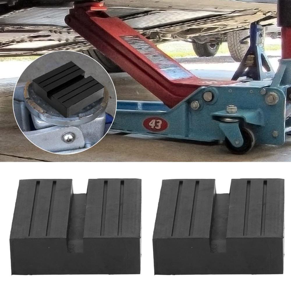 2 Pezzi Universali Tappetini Quadrati per Sollevatore a Cricchetto Kit di Riparazione Cuscino per Cricchetto Veicoli Automobilistici Riparazione