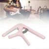 Sturdy Pink ABS Guitar Capo Spring Clamp for Acoustic Guitar 25-26s