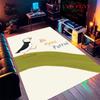 Puffin Rock poster Carpet Rug for Living Room Bedroom Home Sofa Decoration,Kids play Nonslip Floor Mat