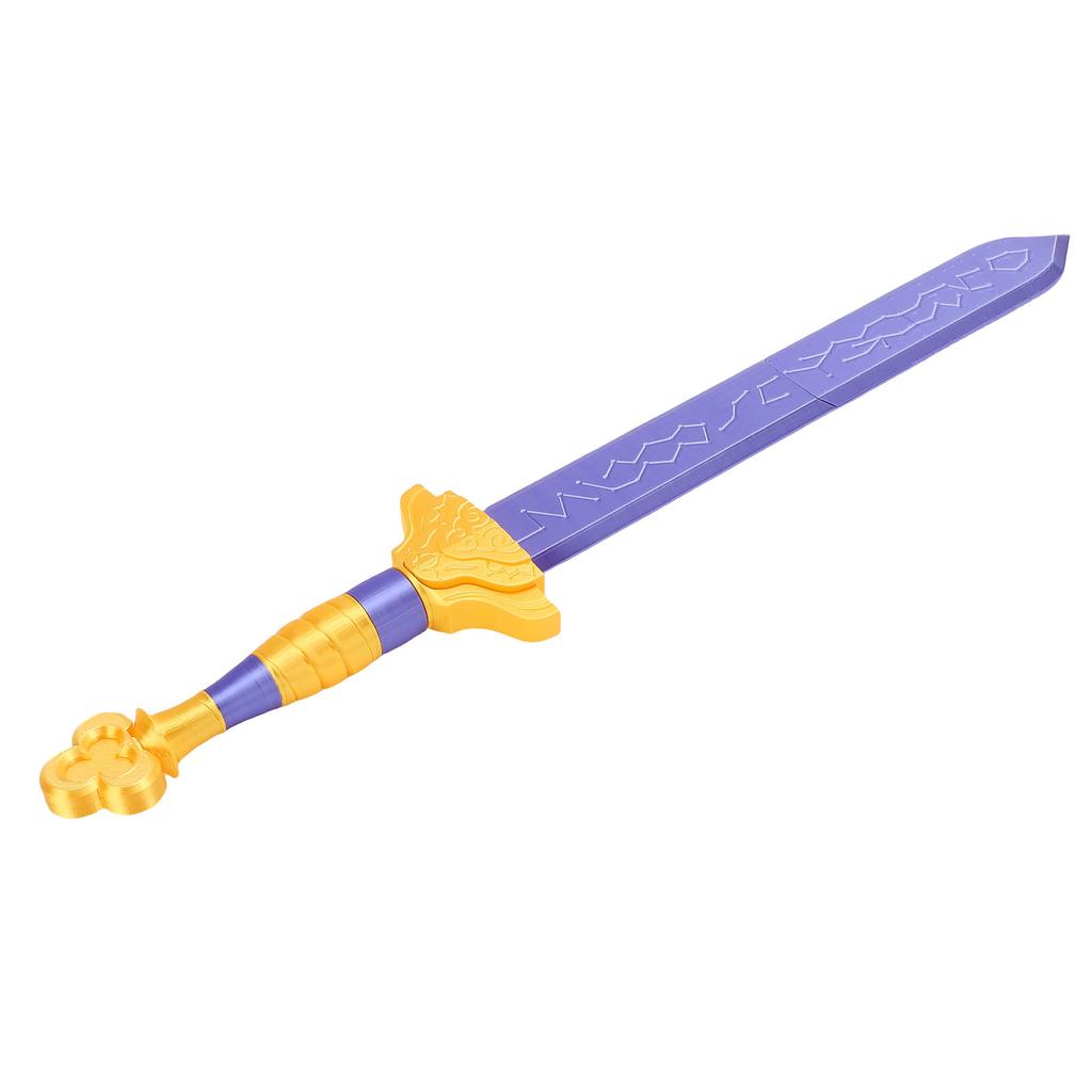 Druk 3D Miecz Zabawka PLA Miecz do Odgrywania Ról Rekwizyt Kostiumu Cosplay do Kolekcji Prezenty Festiwalowe Świąteczne Żółty Niebieski
