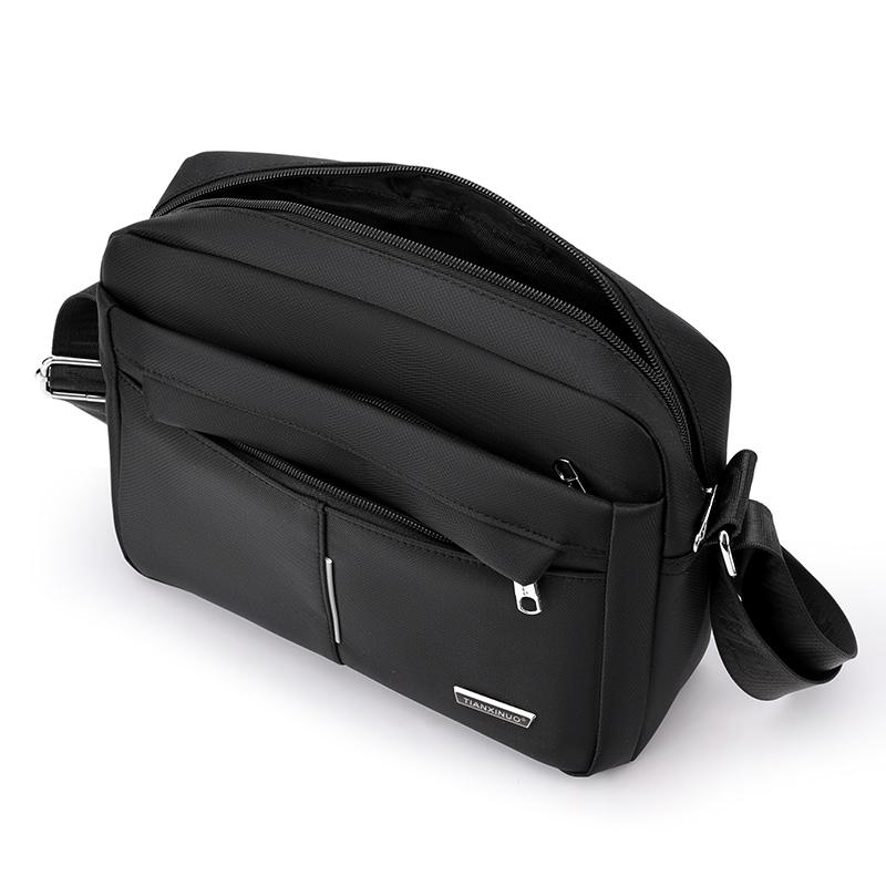 Business Men's Shoulder Bag Large Capacity Office Bag Large Capacity Multi-Layer Messenger Bag