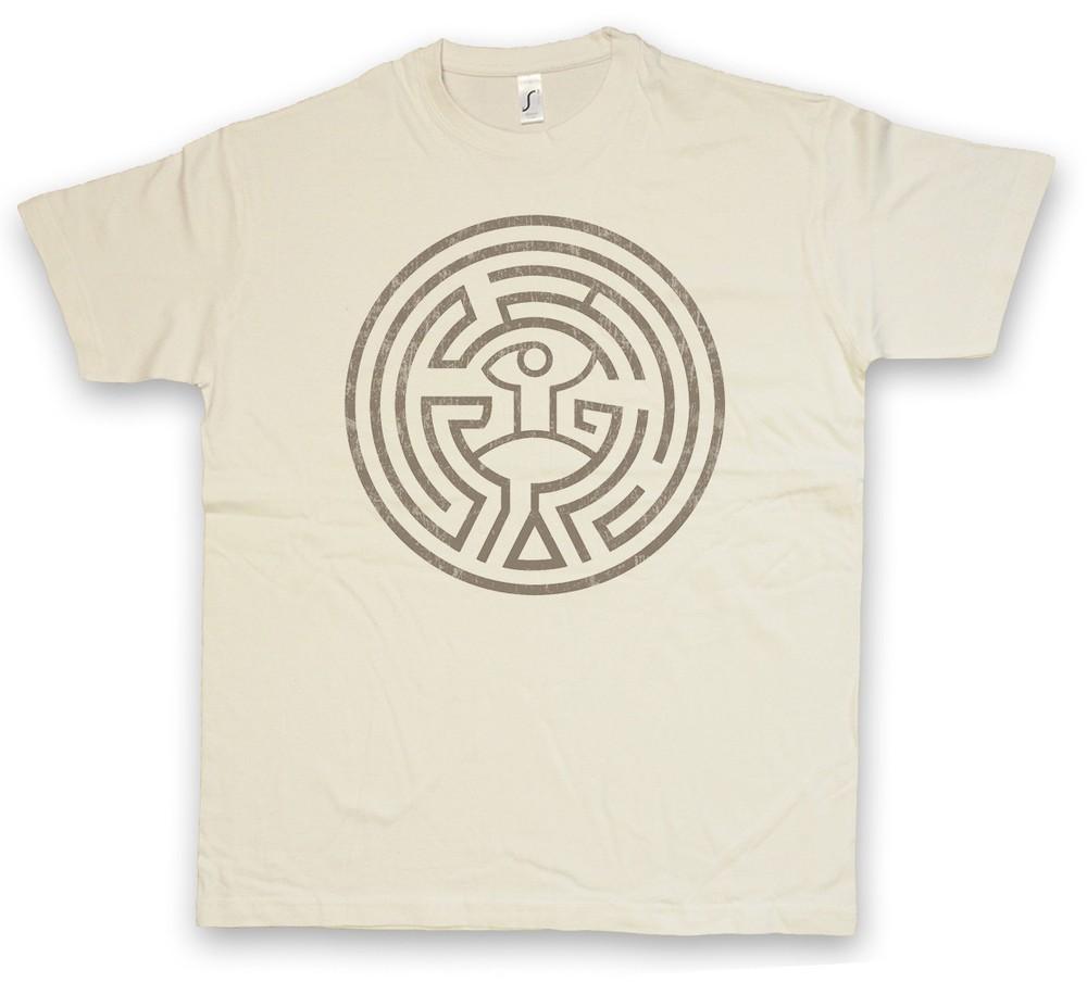 MAZE T-SHIRT Westworld Labyrinth Circle Tattoo Head The