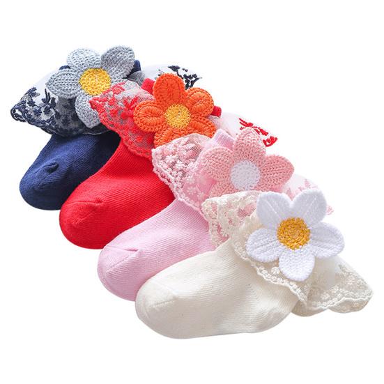 1 paar Kinder Socken Chic Exquisite Baumwolle Füße Wärmer Baby Kurze Socken für Haushalt