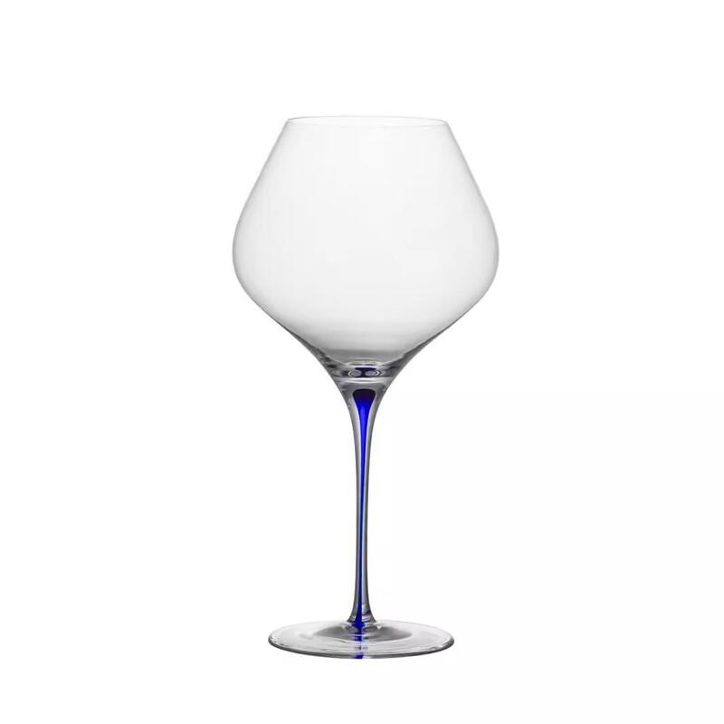 Blue Teardrop Lead-Free Crystal Universal Wine Glass 500ml