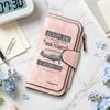 Vintage Aircraft Pattern Long Wallet Multi Slot Portable Purse for Daily Use