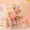 Transparent Acrylic Display Case Magnetic Closure Large Capacity Collectible Storage Box for Figurines Desktop Organizers Box