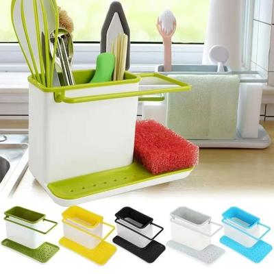 Nuovo Organizer per Mensole da Cucina Portautensili per Lavello da Cucina Portafiltro Acqua Portapanni per Strofinacci da Lavapiatti Scatola di Raccolta Acqua Utensili