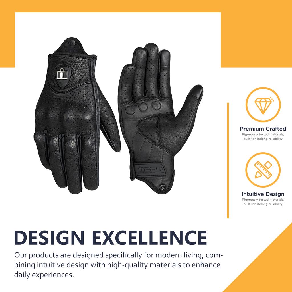 Men's Motorcycle Riding Gloves With Carbon Fiber Knuckle Protection Breathable Summer Design For Electric Bike And Motorbike