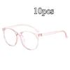 Fashion Unisex Eyeglasses Anti-radiation Anti-blue Light Glasses for Women Korean Frame Eye Wear
