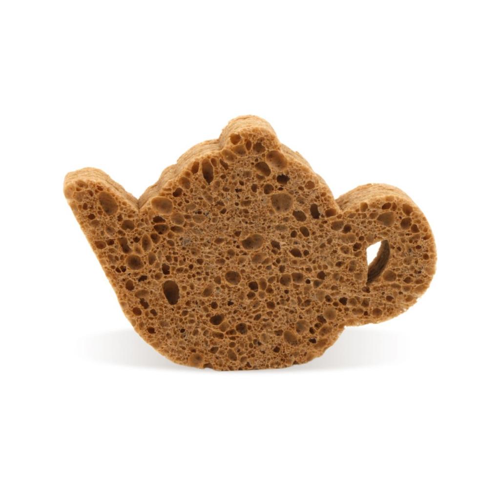 Natural Wood Pulp Cotton Dishwashing Sponge Brown Series Kitchen Hanging Cleaning Cloth Brown Wood Natural Cleaning Brush