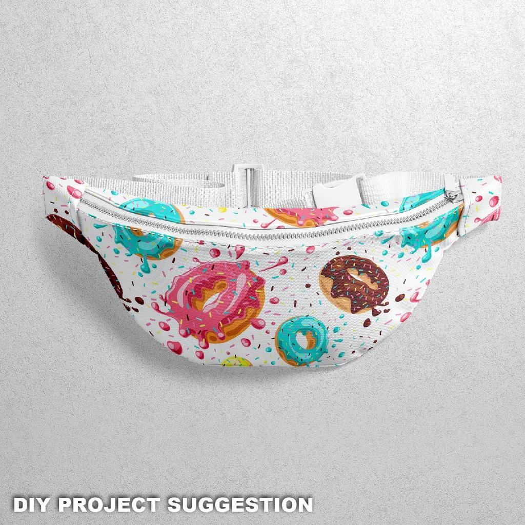 Outdoor Dekostoffe Oxford - Motiv Bunte Donuts I Dx200