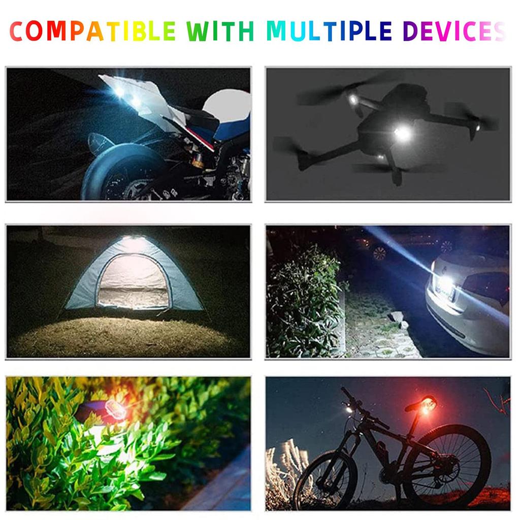 Motorcycle, Electric Bike, Flashing Lights, Airplane Lights, Bicycle Taillights, Car Modification, Navigation Lights