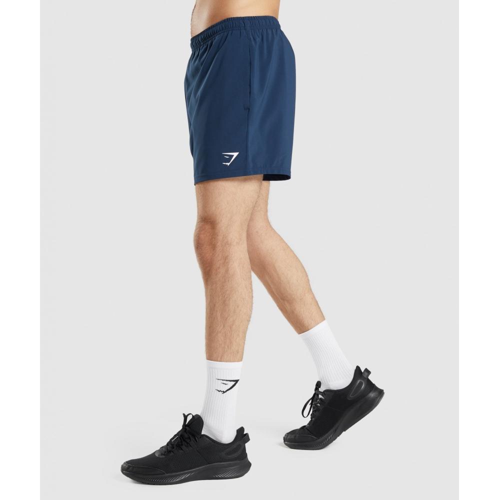 Gymshark Arrival 5  Shorts Navy A2a1m Ubcy