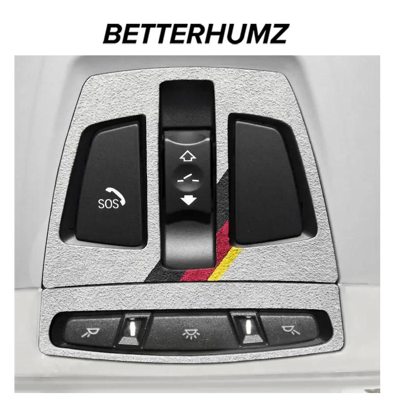 For BMW X1 F48 F49 2016- Made of Alcantara Reading Light Panel Trim Frame Stickers Car Interior Decoration Tuning Accessories