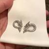 Dragon Inspired Ear Studs Jewelry for Those Who Love Chinese Culture and Fashion