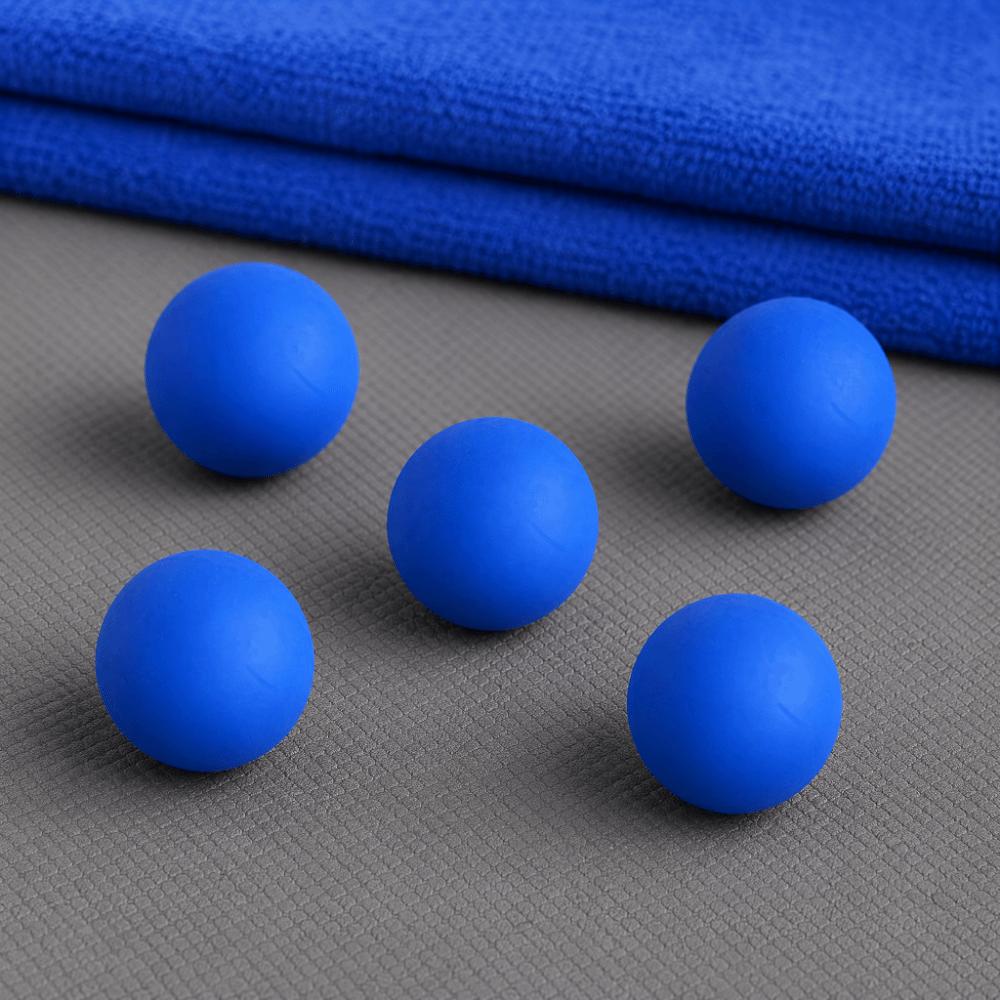 5PCS Rubber Hand Exercise Balls High Elasticity Rubber Balls Durable Stress Ball Reflex Drills