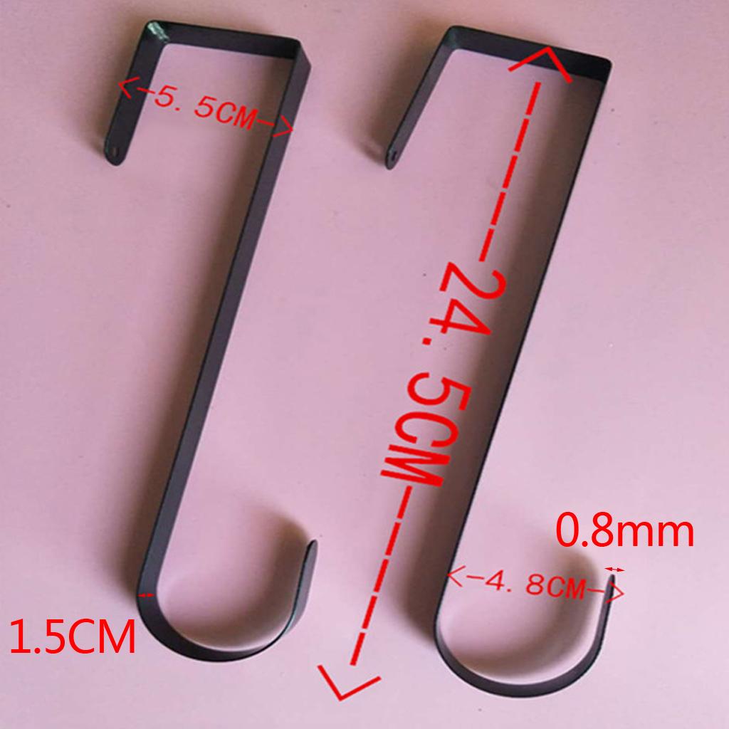 Wreath Hanger Hook Metal Door Hook Hangers Coat Bag Organization for Handbag Belt Necktie Organizer