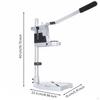 Drill Press Stand Fixed Hand Metal Power Tool for Work Surface Single Hole Aluminum