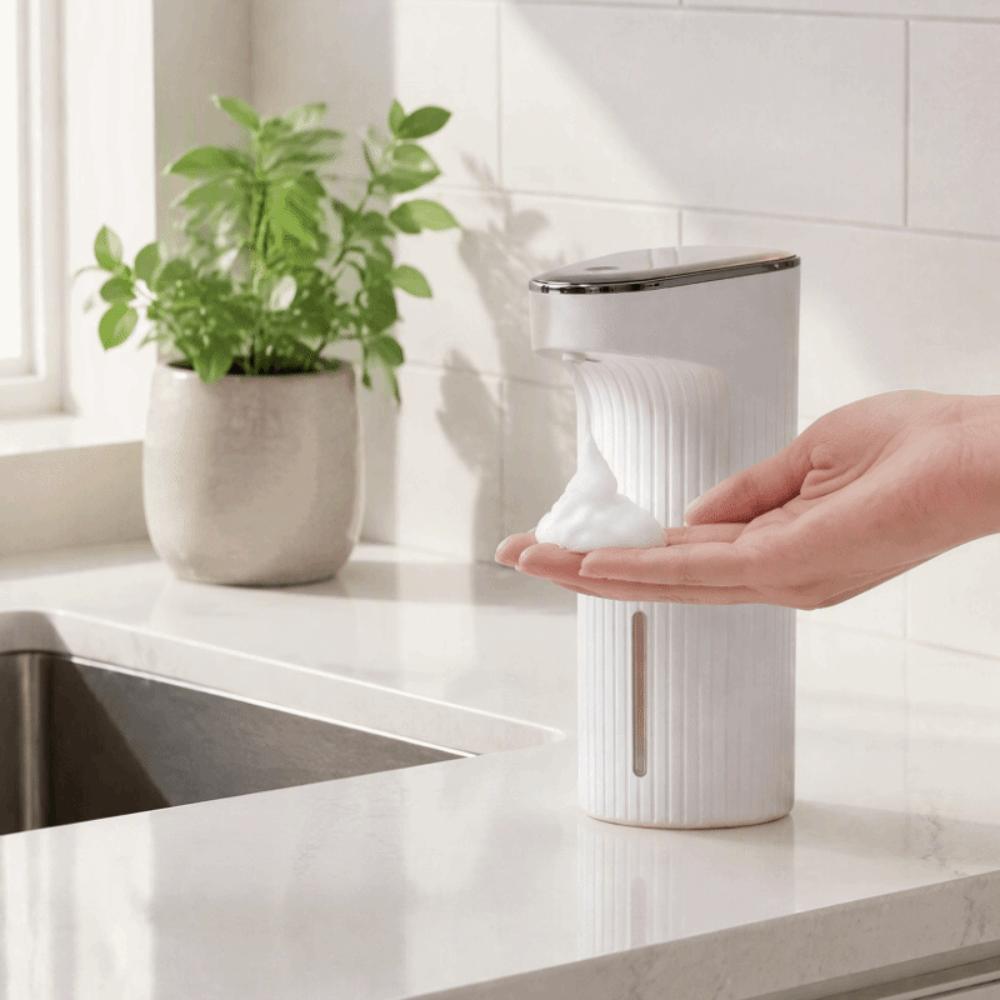 USB Rechargeable Automatic Sensor Soap Dispenser Hand Cleaning Washing Machine Bathrooms