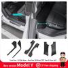Tesla Model Y Door Sill Scuff Plates - Anti-Step TPE Welcome Pedals