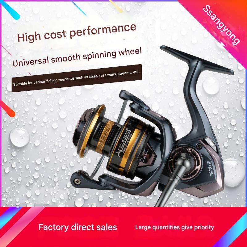 Mavllos FPS Saltwater Bass Spinning Reel - 12BB Smooth Ball Bearings, 5.2:1 Gear Ratio, 10kg Max Drag, Metal Body for Saltwater Spinning Fishing Reel