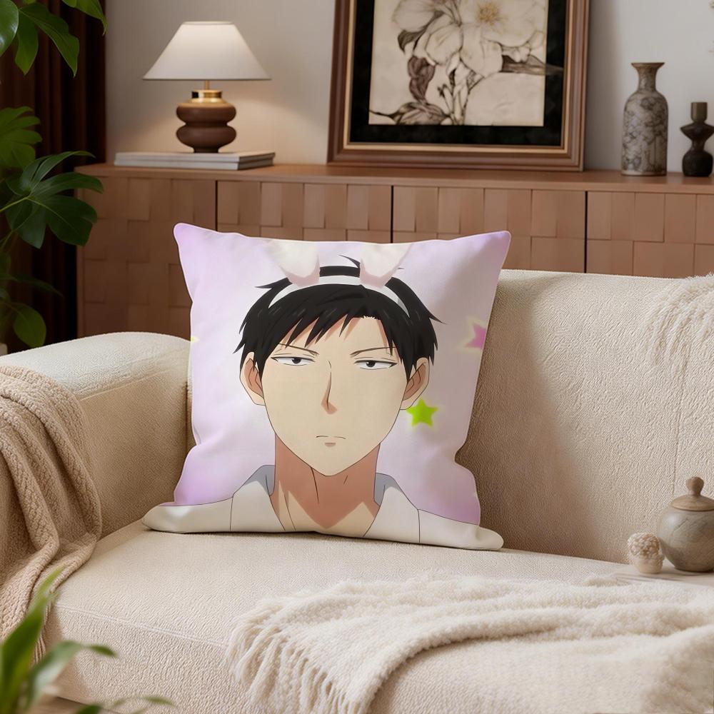 Comedy Monthly Girls Nozakikun Kissenbezug Kissenbezug Set 4 Stück 50x50 45x45 40x40 Kissenbezug Dekorativ Sofa Heimdekoration
