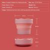 Seamiart Silicone Folding Mini Bucket for Washing Painting Brush Watercolor Drawing Tools Paint Pallette