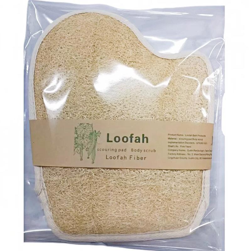 Natural Loofah Bath Essentials Extra-Large Cleaning Brush Body Scrubbers Dirt-Removing Back-Scrubbing Portable Manual Fujian