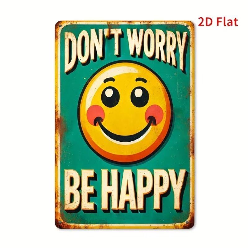 Metal Wall Art Decorative Sign Hanging Home Decor 20x30cm