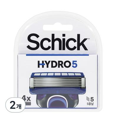 Schick Hydro 5 Basic Razor Blades, 4 pacotes, 2 peças, lâmina de barbear coreana