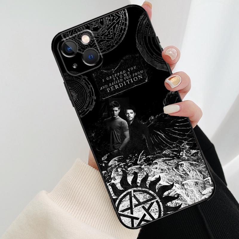 Supernatural TV Phone Case For iPhone 13 12 11 14 15 16 Pro Max Mini X XS Max XR Plus Case Back Cover