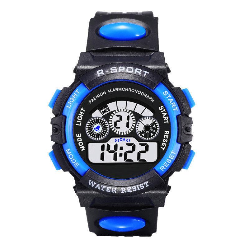 Boys Life Waterproof Luminous Light, Boys and Girls Primary and Secondary School Students Multi-functional Sports Children s Watch