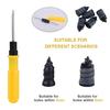 Vacuum Tire Sealant Nails Kit Durable Heavy-Duty Tire Stoppers Spiral Rubber Nails Quick Self-Service Repair Tools