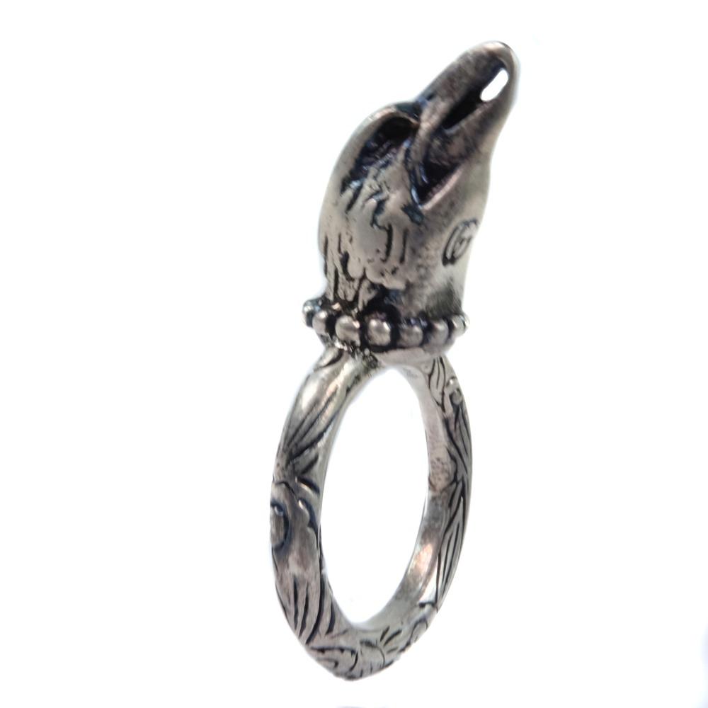 

GUCCI ANGER FOREST Ring Silver Silver #6.2(US Size) 13.1g unisex Used