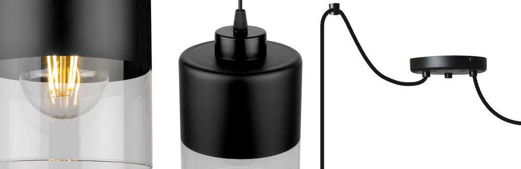 MODERN GLASS SPIDER CEILING HANGING LAMP