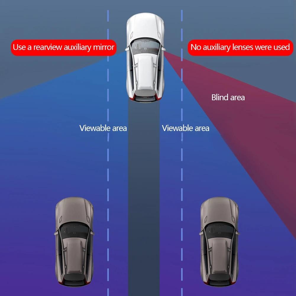 Zrcátka mrtvého úhlu pro auta Nastavitelné auto Pomocné Univerzální Širokoúhlé Boční Zrcátko Pomocné Zpětné Zrcátko Dropshipping