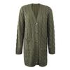 Women's Knitted Cardigan Loose, Large-sized, Laid-back Style Knitted Cardigan Sweater Coat