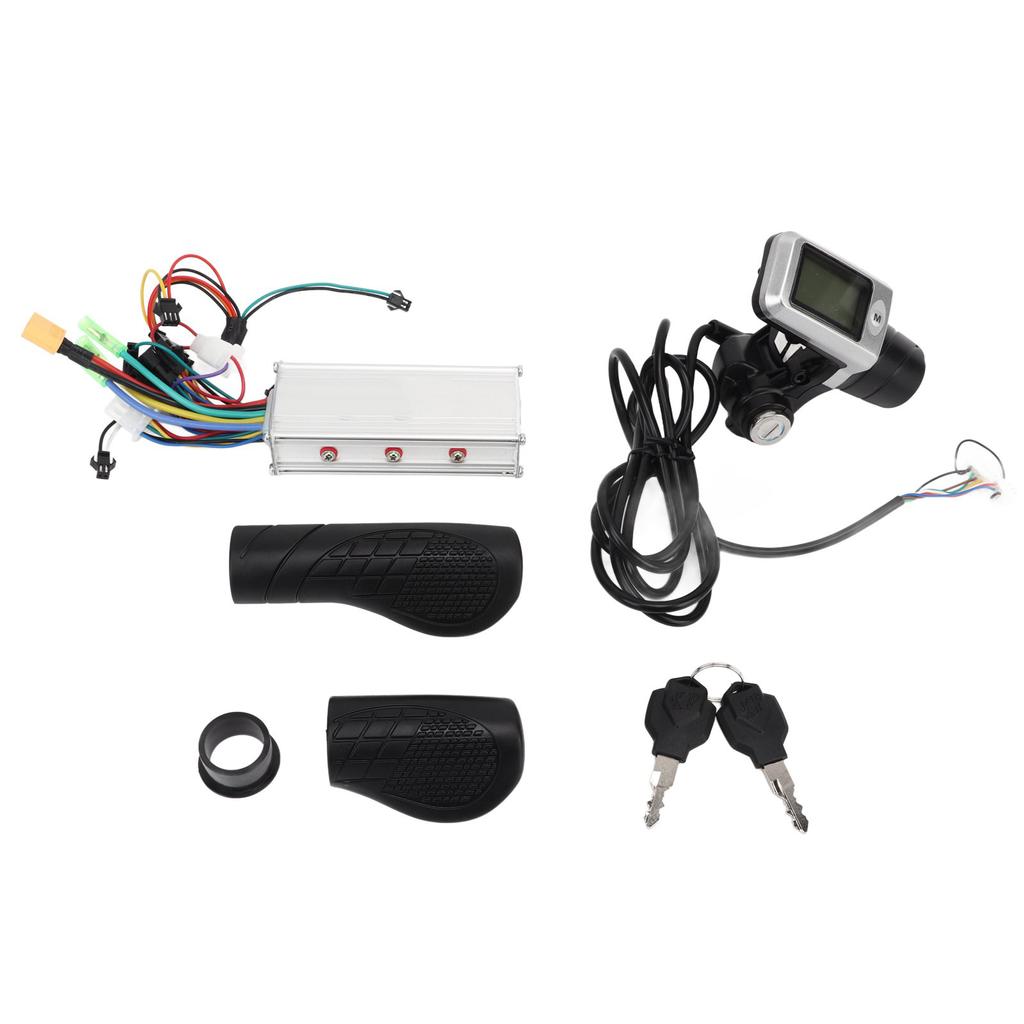 36V 48V 500W Scooter Controller Kit Electric Bicycle Controller with LCD Display for Scooter Modification Accessories