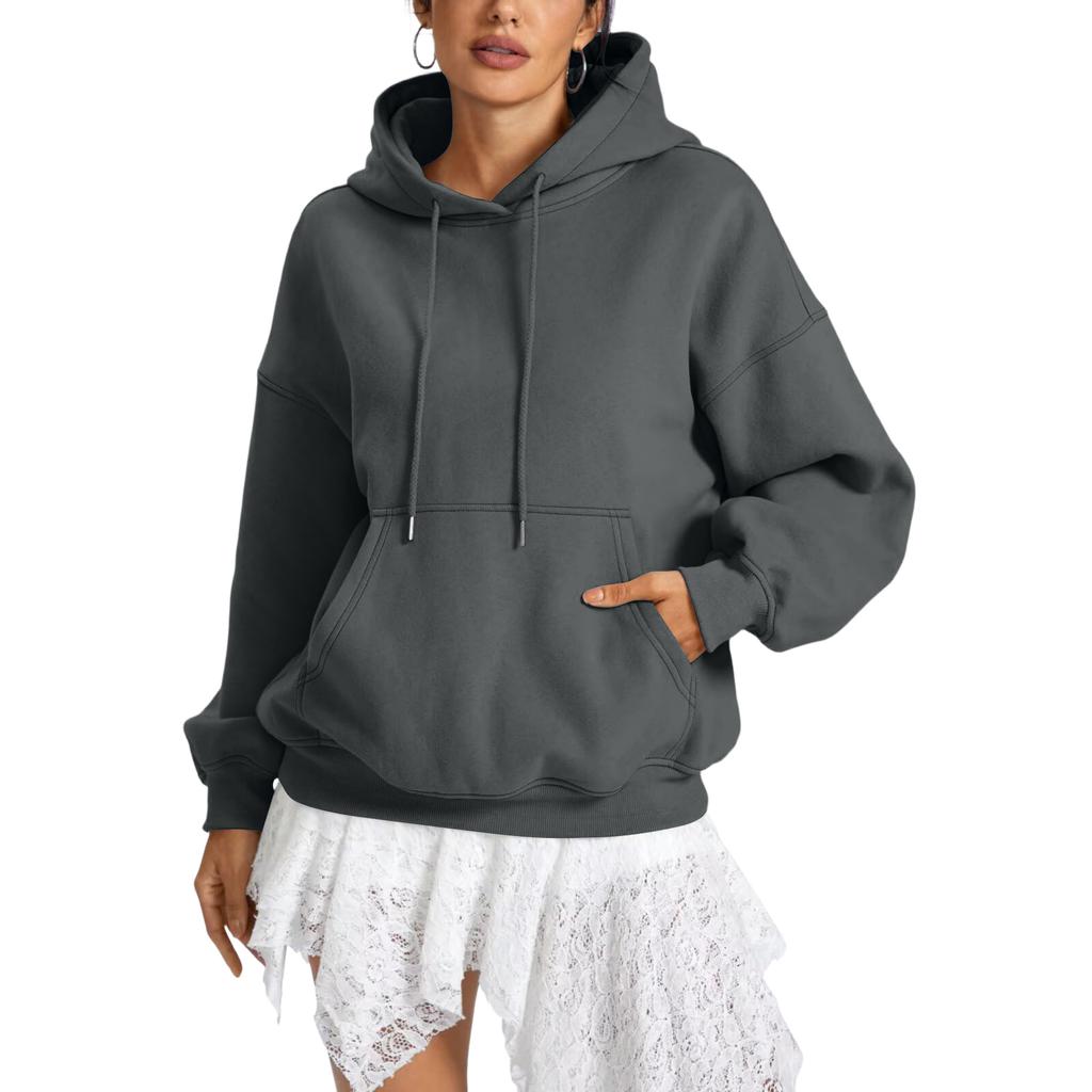 Women's Loose Fit Long Sleeve Pullover Hoodie Casual Sweatshirt for Everyday Wear