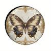 Vintage Butterfly Tire Cover Waterproof Spare Wheel Protector Durable Polyester Cover for SUV Truck