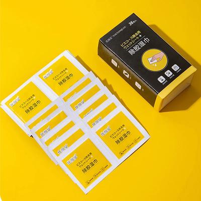 Salviette sgommanti per rimuovere olio e colla Panno per la pulizia Auto Sticky Alcohol Pulizia Compresse di cotone Rimuovi macchie adesive residue