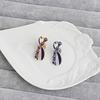 Brooch Bow Cute Dog Cat  Print Scarf Enamel Pin Couple Pet Memorial Jewelry